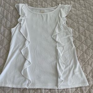 Lilly Pulitzer Ruffled Top.